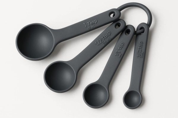 Silicone Measuring Spoon Set Heat Resistant for Cooking and Baking