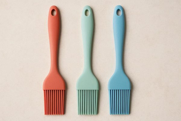 Set of 3 Silicone Pastry Brushes for Cooking Baking and Grilling Needs