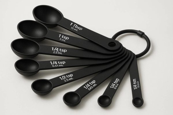 Stackable Measuring Spoon Set of 7 with Adjustable Ring