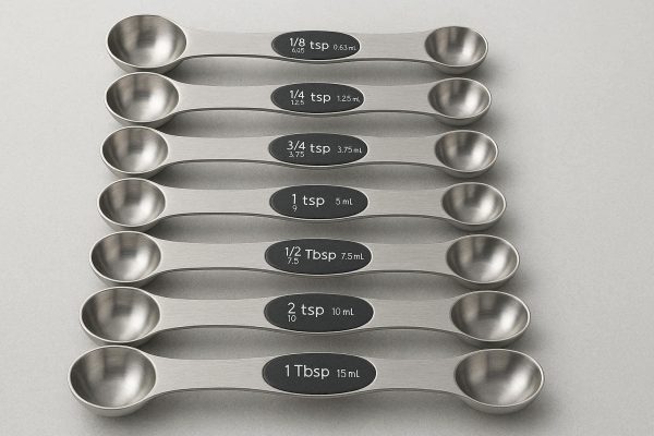 Magnetic Measuring Spoon Set of 8 Double Sided for Easy Storage