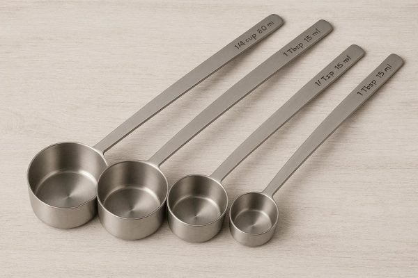 Long Handle Measuring Spoon Set for Deep Jars and Containers